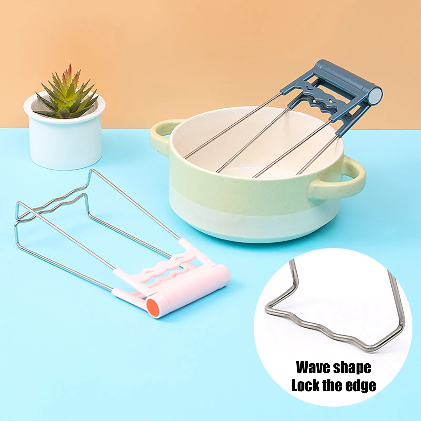 Кухонный набор для защиты от ожогов зажимы чашек силиконовый держатель кастрюль