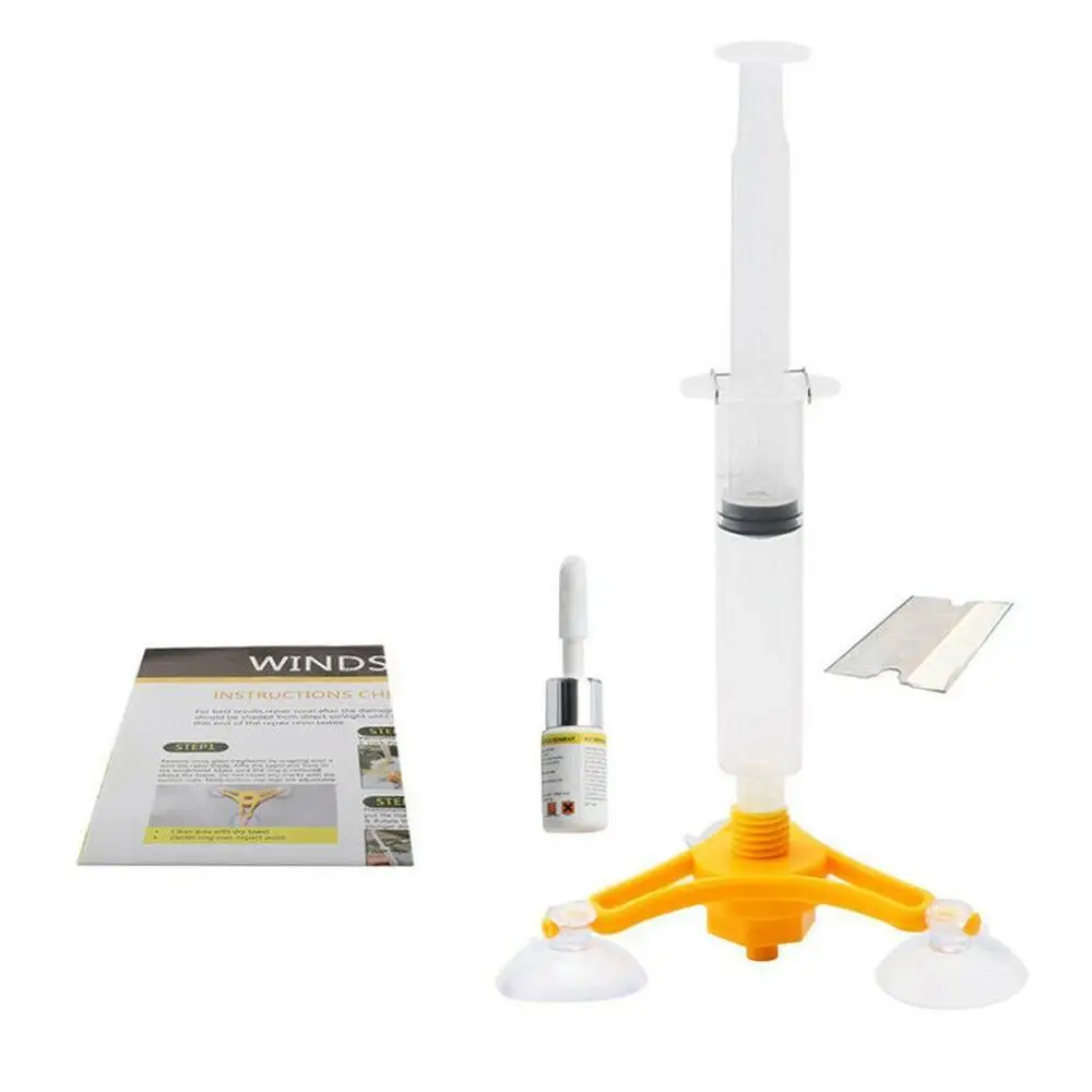 Универсальный полимерный инструмент для ремонта ветрового стекла автомобиля