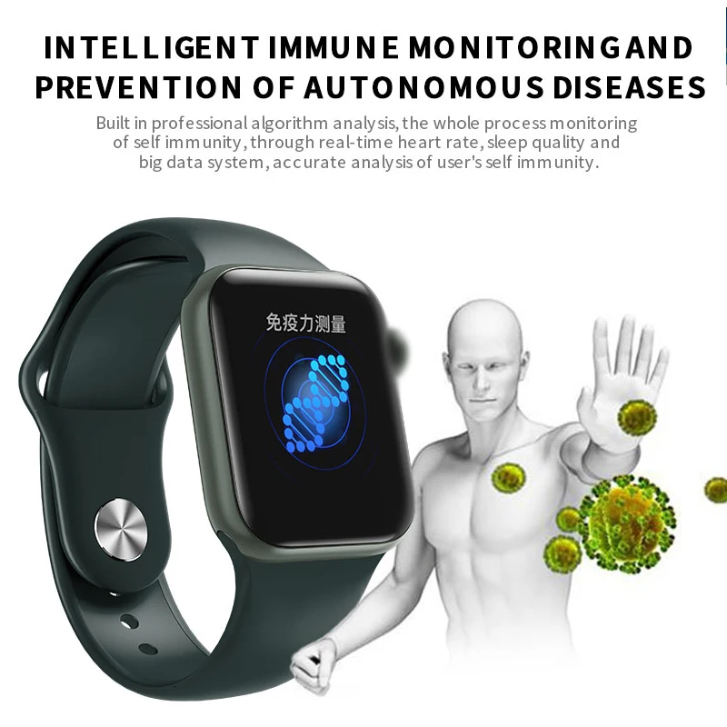 Новинка 2020 умные часы W58Pro мониторинг температуры тела и артериального давления