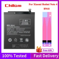 original quality battery bn41 for xiaomi redmi note 4 hongmi note 4 mtk helio x20 4100mah capacity for redmi note 4