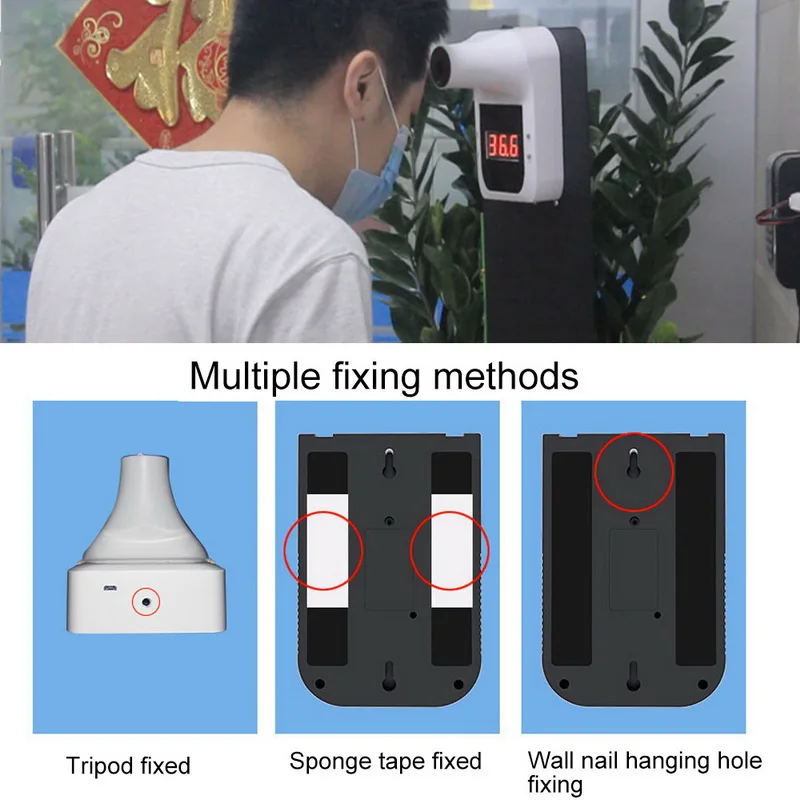 Настенный смарт датчик портативный автоматический температуры тела