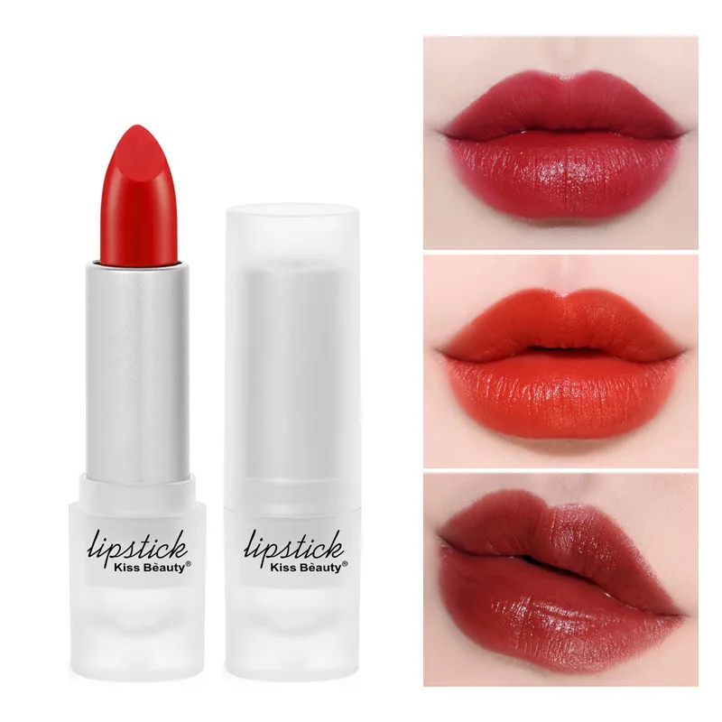 

6 Colors Lips Makeup Lipstick Lip Gloss Long Lasting Moisture Cosmetic Lipstick Red Lip Matte Lipstick Waterproof Nonstick Cup