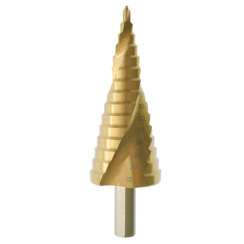 3 шт. ступенчатое сверло с титановым покрытием для пластикового дерева |