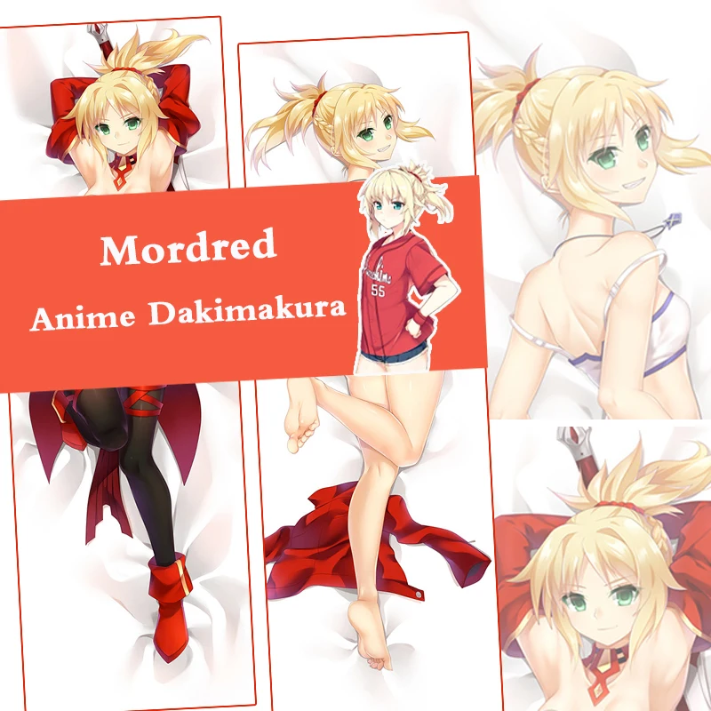 

Japan Anime Fate/Apocrypha Mordred Dakimakura Hugging Body Pillow Case Otaku Pillow Cover Home Bedding 100/150/160cm