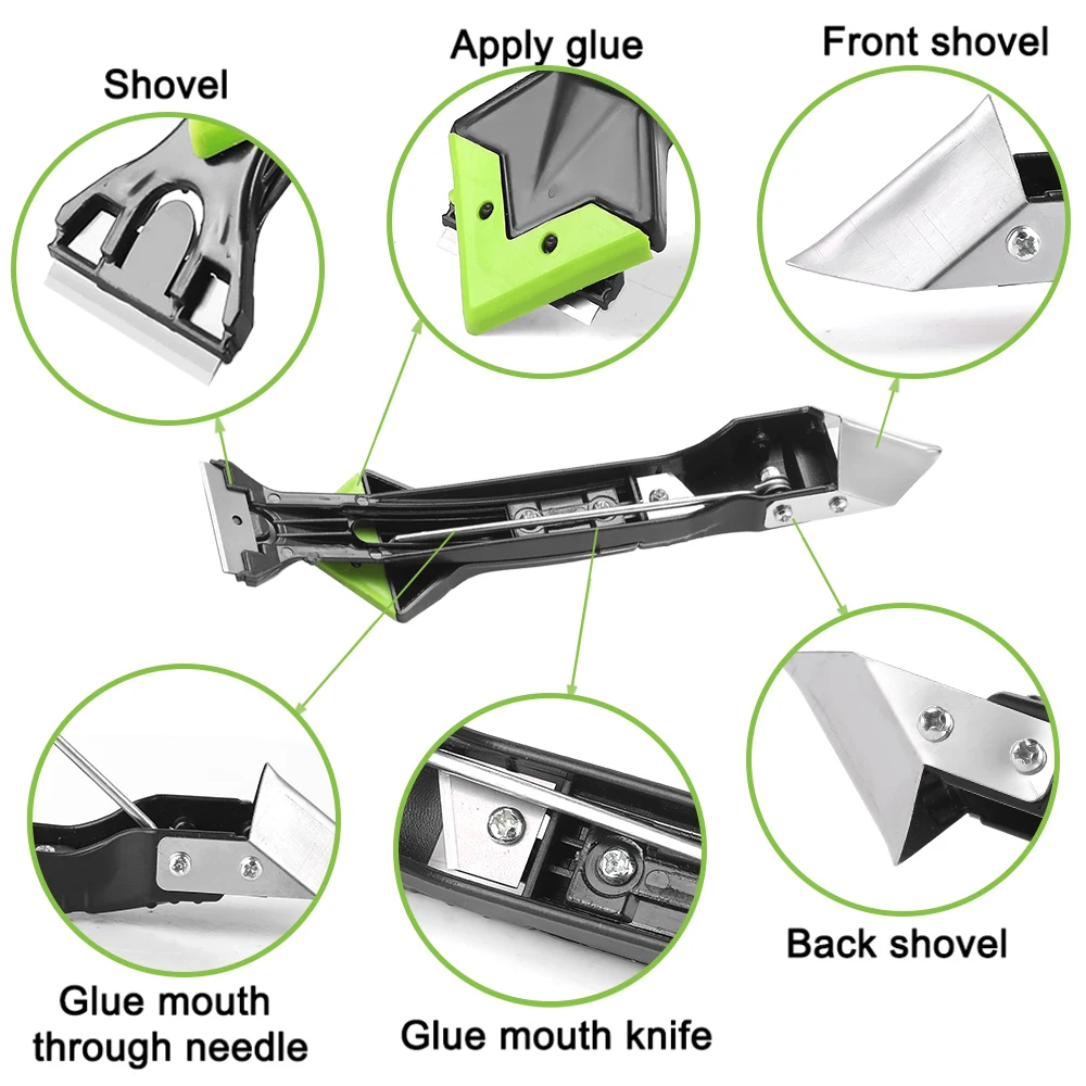 5 в 1 инструмент для герметика скребок удаления силикона герметизации набор