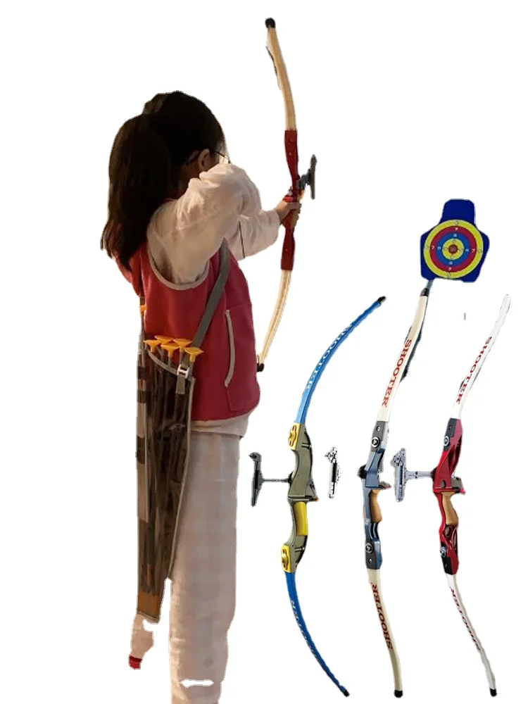 

Boy's Toy Children's Bow and Arrow Professional Indoor Shooting Sports Sucker Reflex Bow Archery Target Set