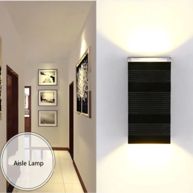 

Kenlux 6W 10W Up Down LED Wall Light Modern Nordic Porch lighting For Home Stairs Bedroom Bedside Bathroom Lighting porch lamp