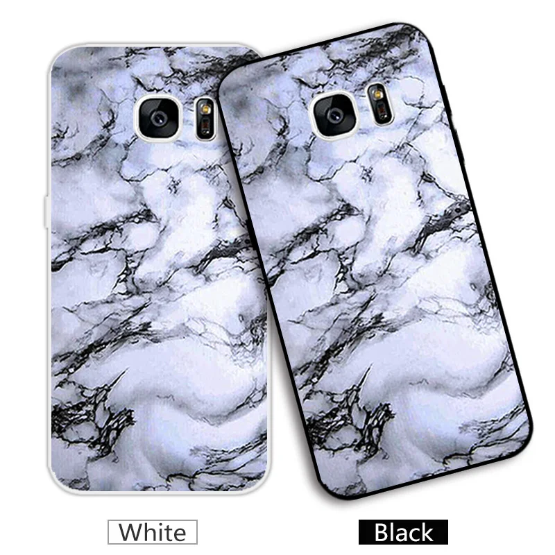 Силиконовый прозрачный мягкий текстурный чехол 5 1 дюйма для Samsung Galaxy S7 G9300 G930