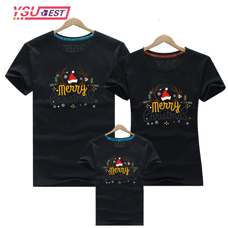 2020 Рождественская одежда семейная Одинаковая для мам детей мужчин женщин