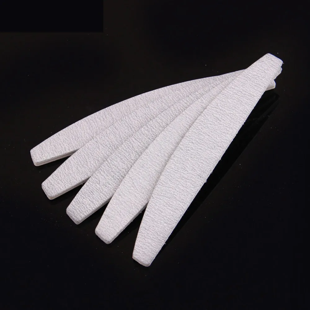 

[KHHJ-304FYU] 50Pcs Gray Moon Nail Sanding Files Polish Buffer Block Manicure Pedicure Tips Tools Gel, ###24112____JK67HGF21111