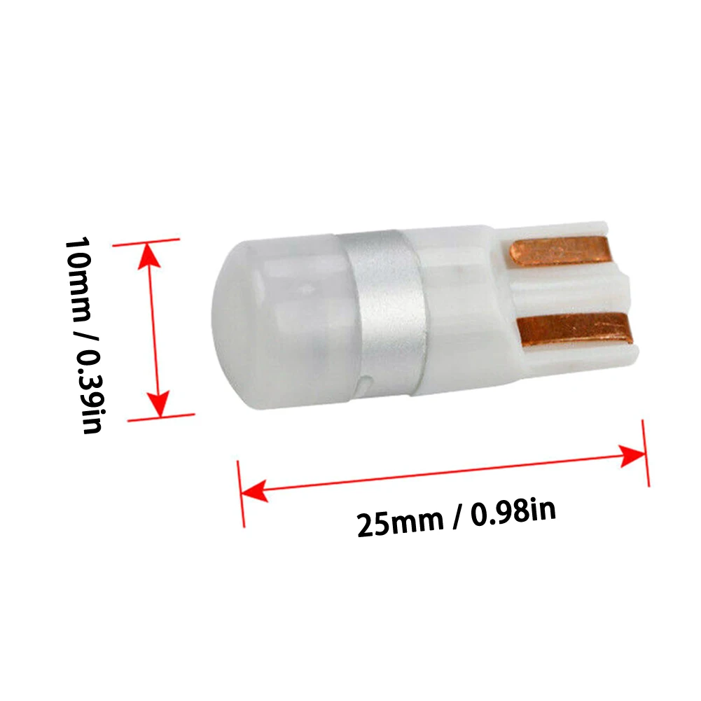 10x Белая светодиодная лампа Canbus T10 W5W 3030 SMD автомобисветильник для чтения в