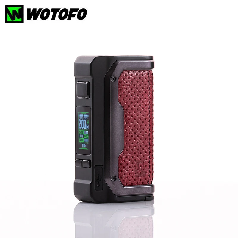 Original Wotofo MDura Kit 200W Box MOD Vape 3.5ml nexMini Sub Tank D43 Clapton Mesh Coil Electronic Cigarette Vaporizer Pod | Электроника