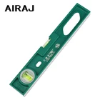 Магнитная линейка AIRAJ с высоким точный спиртовой уровень, устойчивая к ржавчине горизонтальная линейка, спиртовой уровень, балансировочная линейка