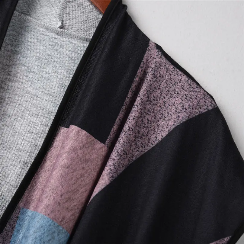 

New Fashion Women Vest Coat Stripe Printing Cardigan Sleeveless Drape Lightweight Long Vest Windproof Warm Waistcoat 4O21