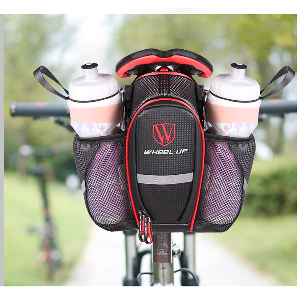 

WHEEL UP Bicycle Saddle Bag, Water Bottle Bag, Waterproof MTB Bicycle Rear Bag, Bicycle Rear Seat Tail Bag, Bicycle Accessories