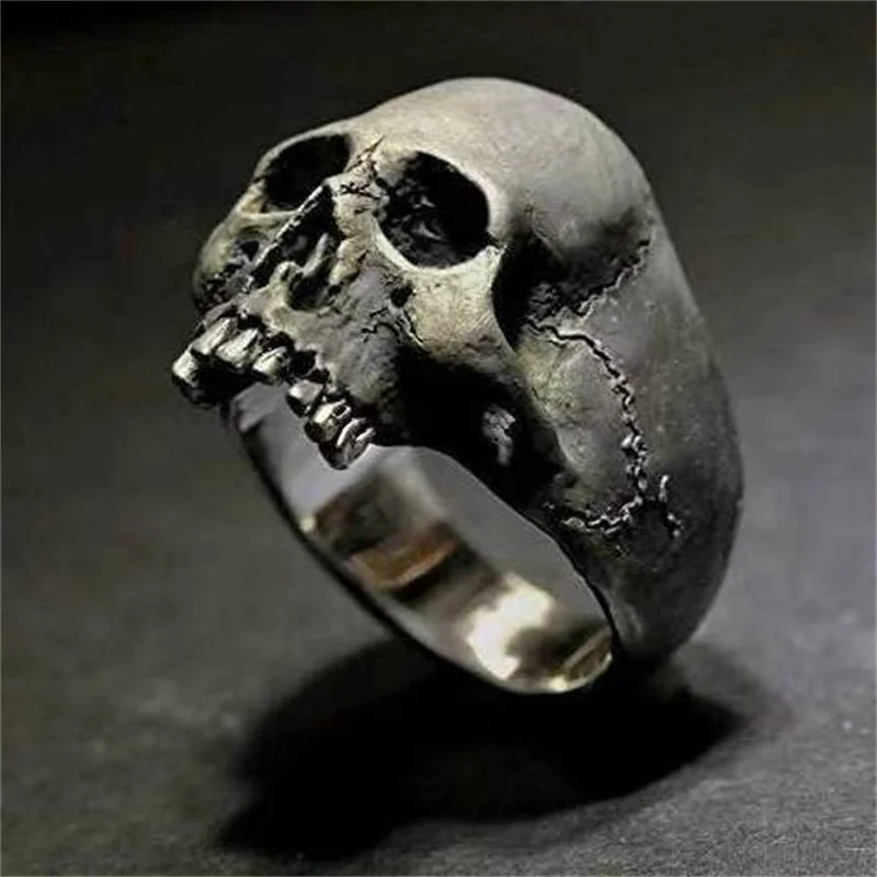 

jewelry skull ring male rock gothic punk jewelry ring male gift Wholesale