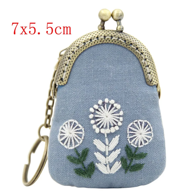 Набор для вышивки сделай сам мини-сумка с цветочным принтом цепочка вышивкой