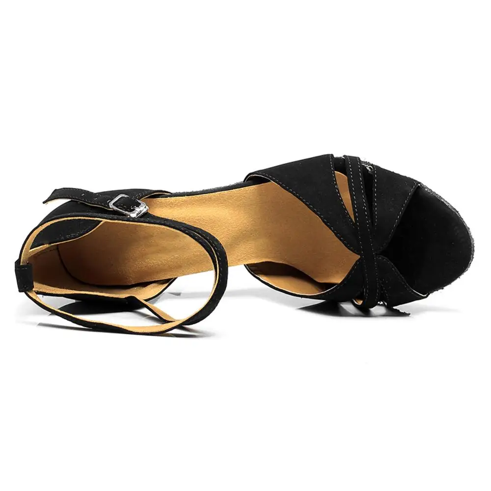DKZSYIM/Женская обувь для латинских танцев Модная танцевальная из оленьей кожи