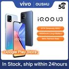 Смартфон IQOO U3 5G, 5000 мА ч, 18 Вт, полноэкранный ЖК-дисплей 6,58 дюйма, Процессор MTK Dimensity 800U, частота обновления 90 Гц