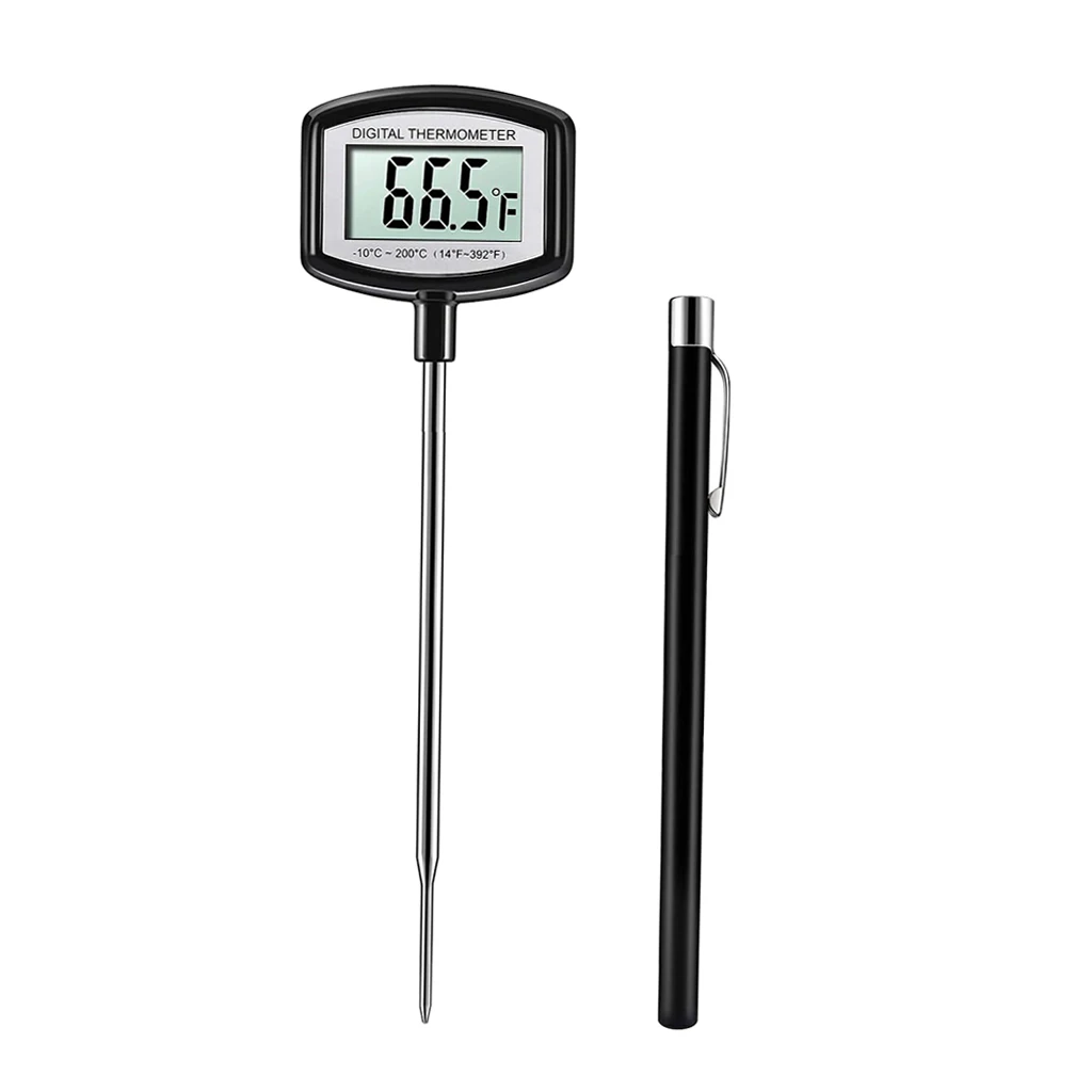 

Food Meat Thermometer Instant Read for BBQ Grill Oil Milk Roast Turkey Candy