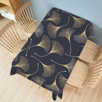 plant printed tablecloth rectangular party dining table cover mat clothes waterproof anti scalding anti oil home decor 0020