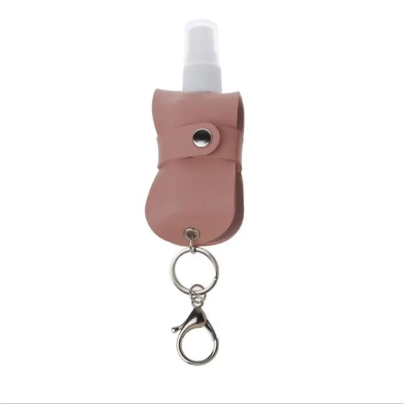 

Portable Hand Sanitizer Spary Bottle With Tassel Keychain Holder Reusable Bottle Hand washing gel Storage Bottle with Keychain