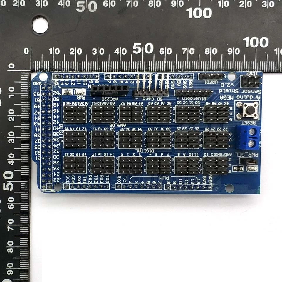 Датчик MEGA Shield V1.0 V2.0 2560 Поддержка IIC Bluetooth SD роботов mega2560 Sensor Shield|Запасные части| |