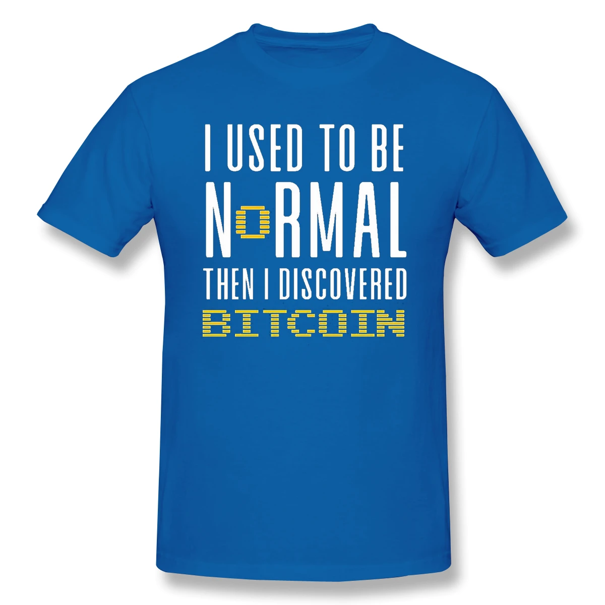 

TradingAnime Clothes Design Bitcoin 100% Cotton Men T-Shirt