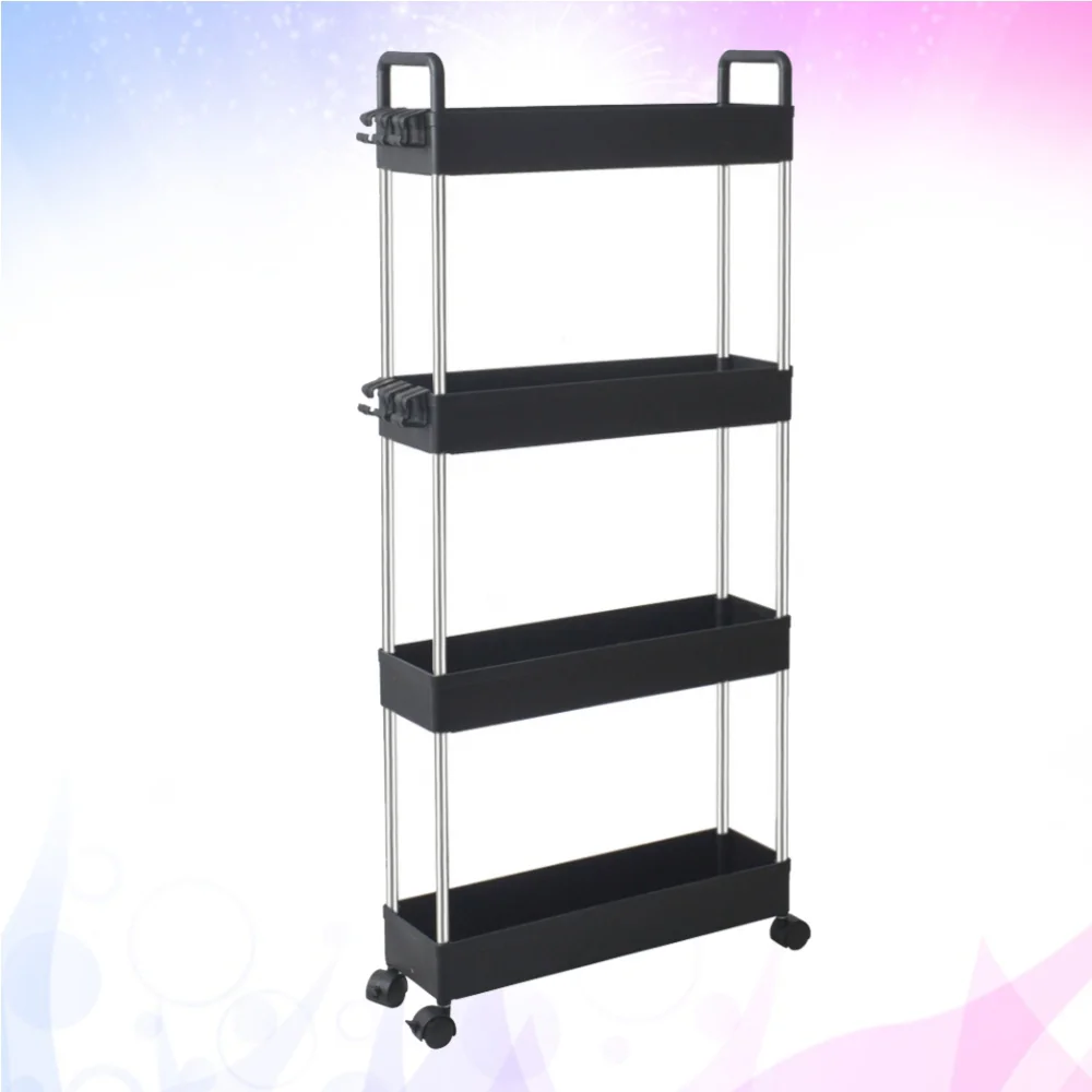 

1pc Rolling Storage Cart Portable Durable Removable Storage Shelf Gome Organizer Home Storage Holder for Room House Home