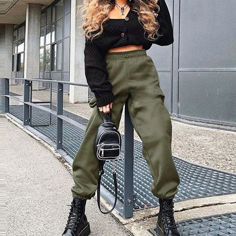 

Harajuku Joggers Wide Leg Sweatpants Women Trousers Plus Size High Waist Pants Streetwear Korean Casual Pant Femme Fall