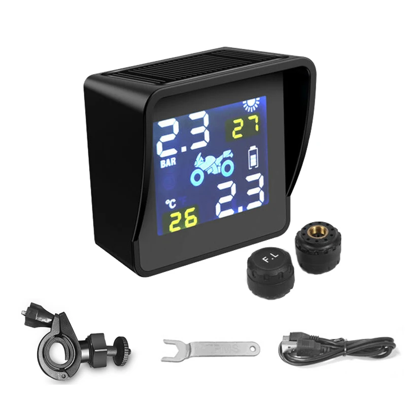 Система контроля давления в шинах мотоцикла водонепроницаемый наружный датчик