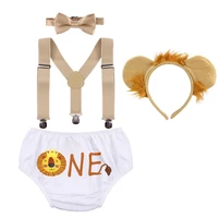 newborn baby boys clothes 4pcs set baby boy 1st themed birthday suit cake smash outfit for baby boy photography props outfit