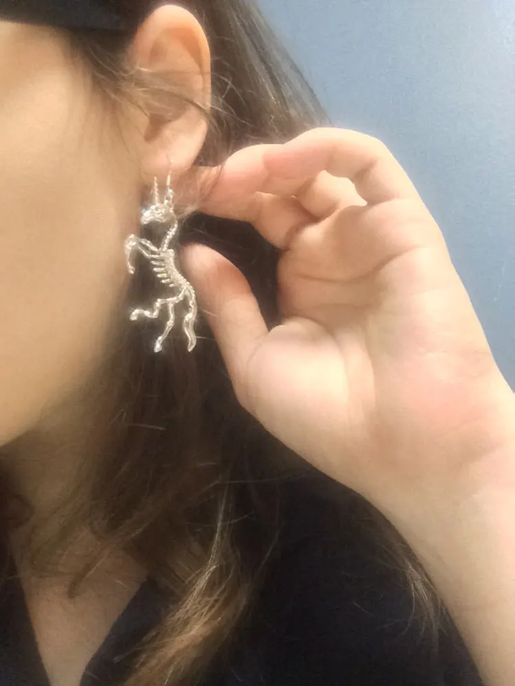 Корейские преувеличенные висячие серьги в стиле панк модные ювелирные изделия