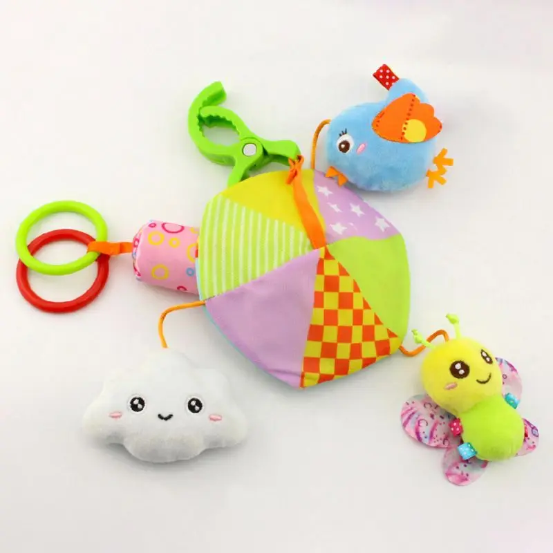 

Cute Animal Crib Hanging Bell Toy Baby Bed Stroller Wind Chime Newborn Rattle