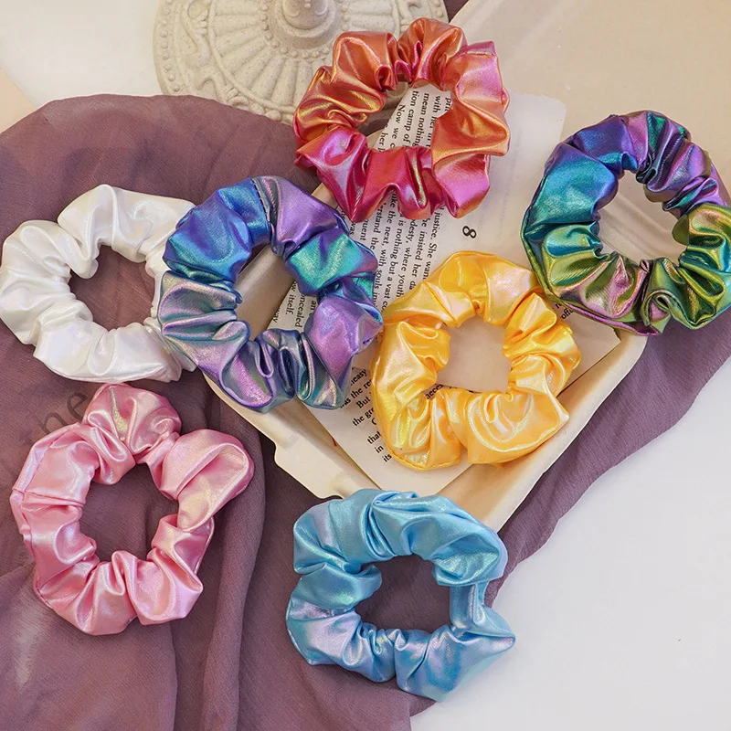 

Резинка для волос женская, разноцветная, эластичная, для конского хвоста