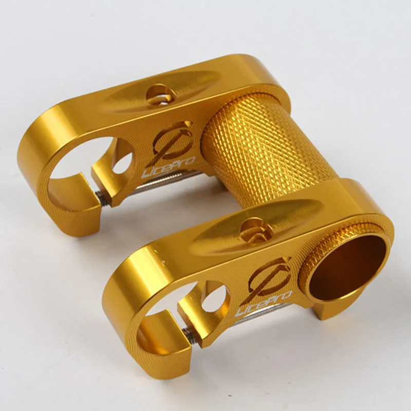 Складной велосипедный стержень Litepro с двойным стержнем регулируемый складной