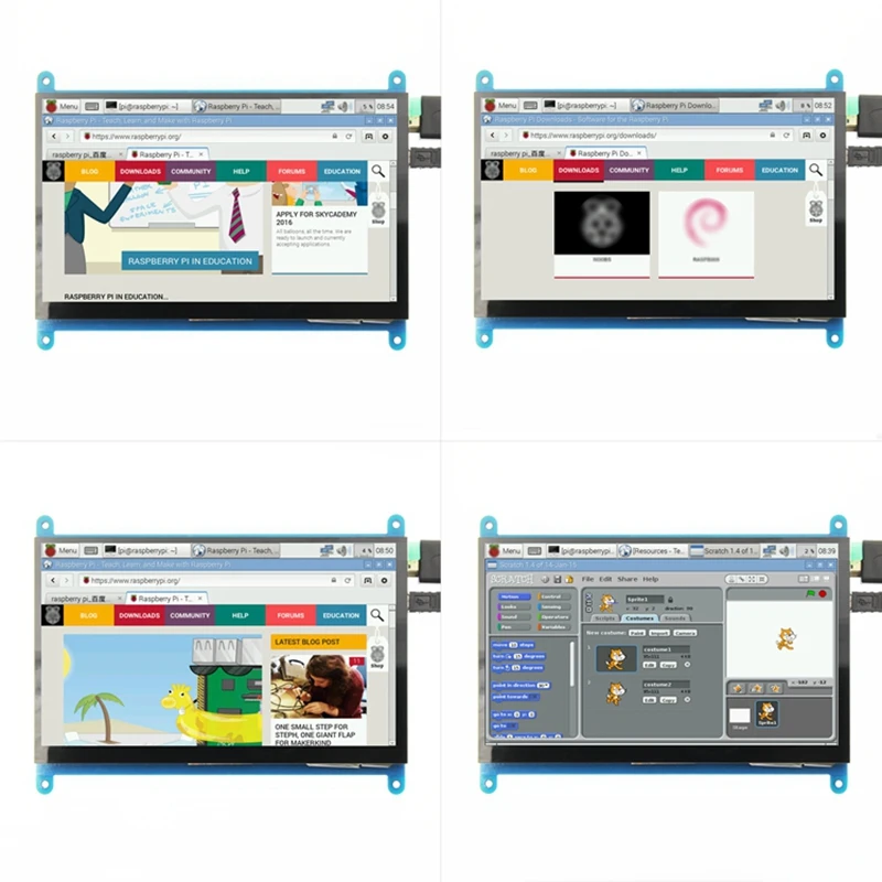 7 дюймов ЖК дисплей HDMI Пресс Sn Дисплей на тонкопленочных транзисторах