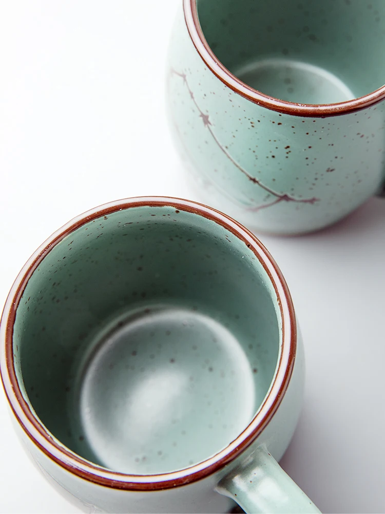 

450ml small fresh couple constellation cup creative mug with lid spoon household ceramic water cup coffee cup