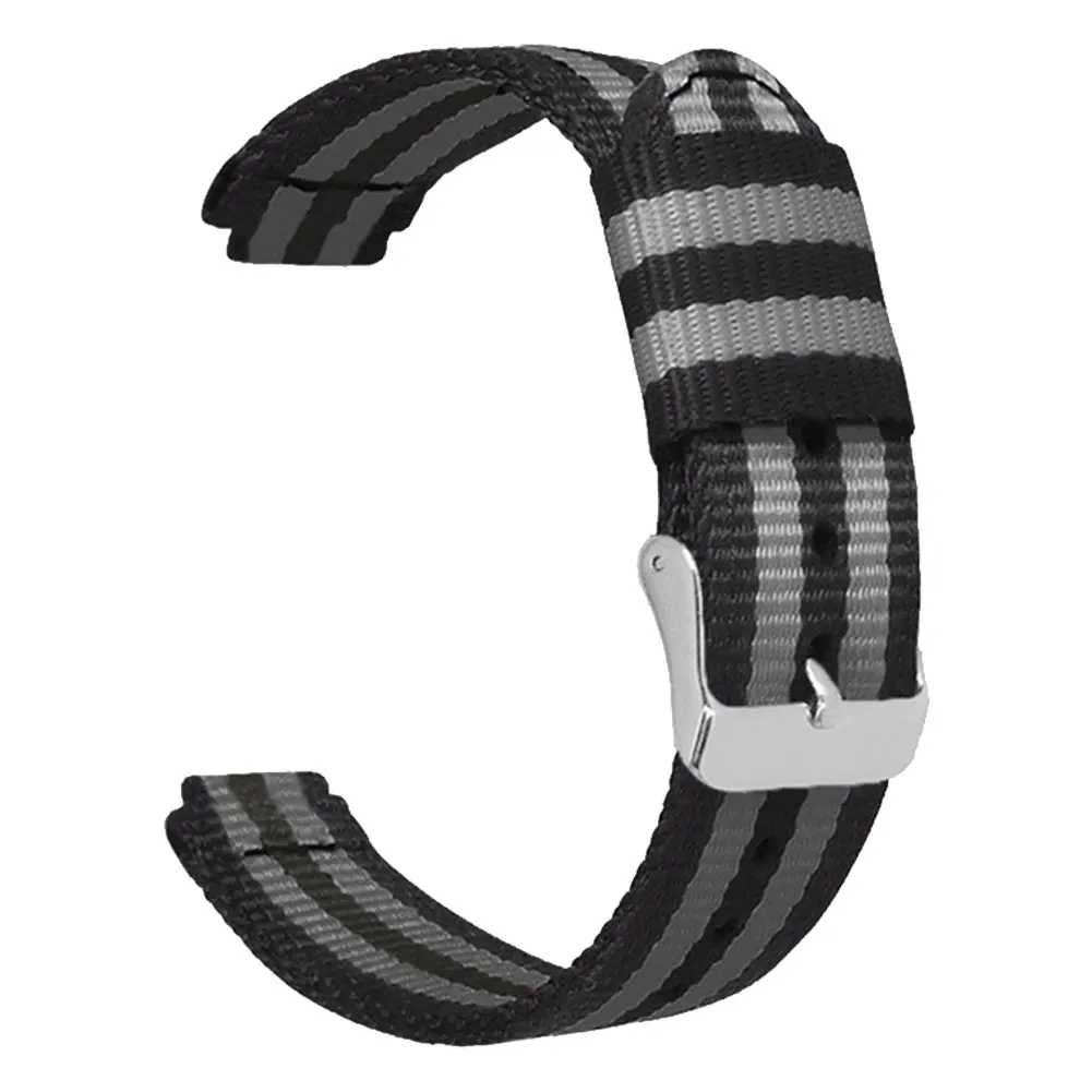 Ремешок нейлоновый для наручных часов сменный спортивный браслет с принтом 22 мм