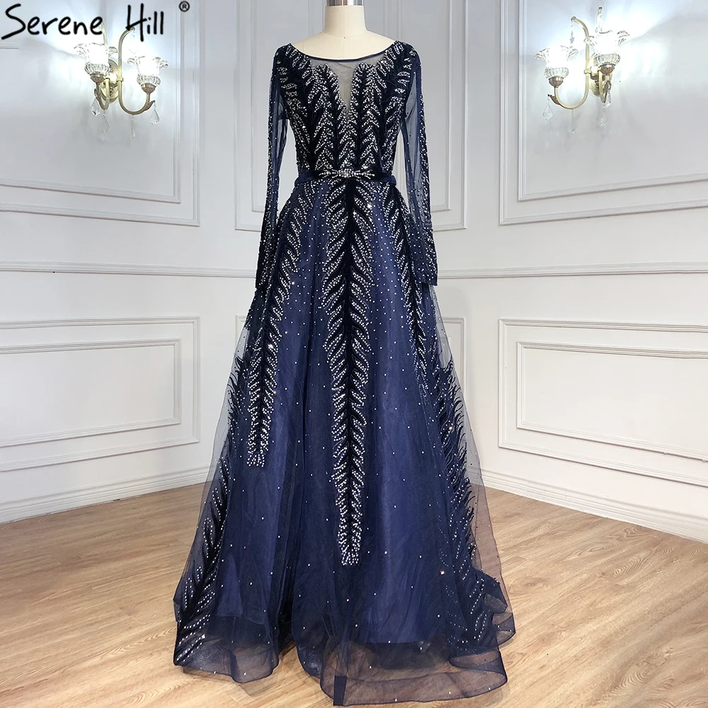 Дубай дизайн зеленое с длинным рукавом платья для выпускного вечера 2021 О