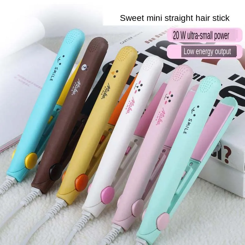 Новинка 2019 мини выпрямитель для волос плоский утюжок завивки бороды гребень