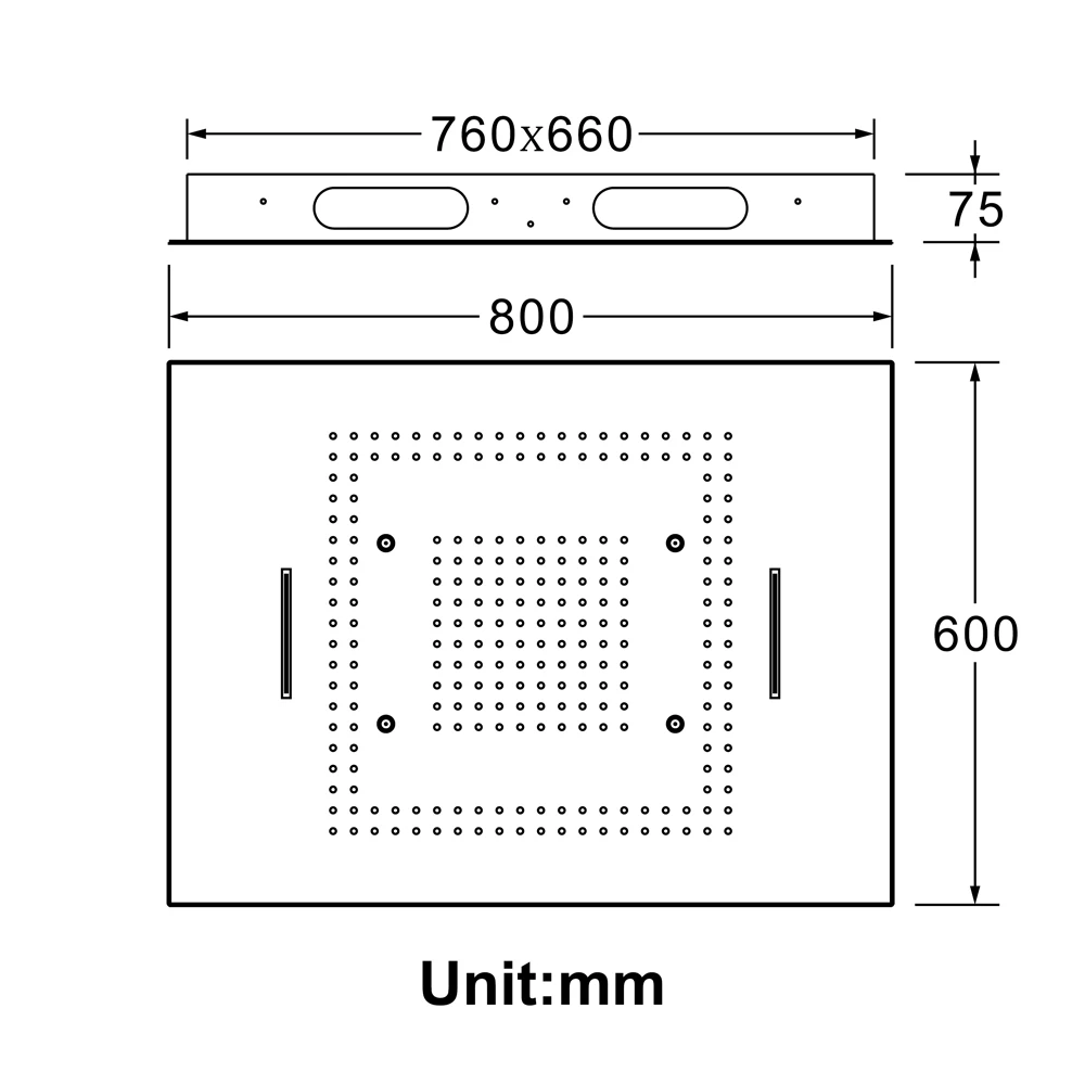 Роскошный набор душевых смесителей для ванной комнаты Romote светодиодный