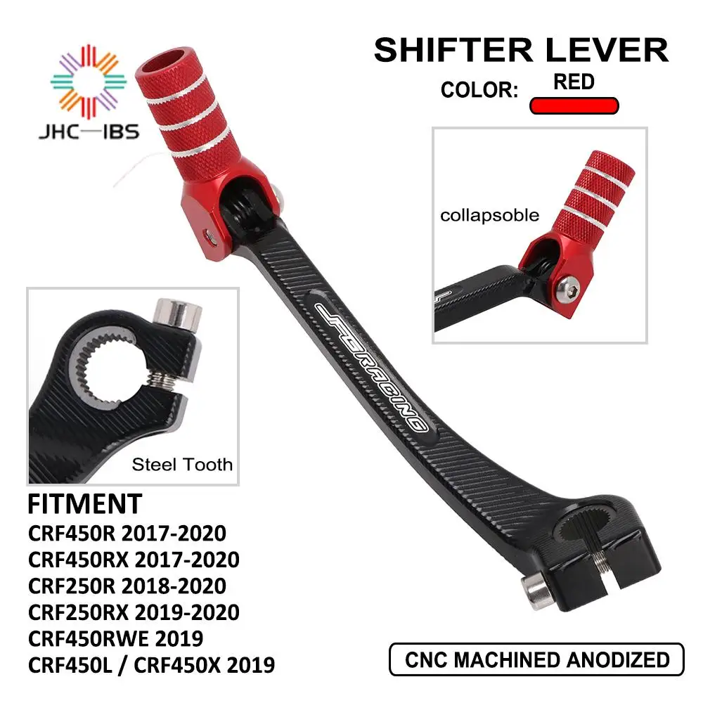 

Motocycle CNC Foldbale Gear Shift Lever Shifter Pedal For Honda CRF450R CRF450RX CRF 250R 250RX 450RWE 450L 450X 2018 2019 2020