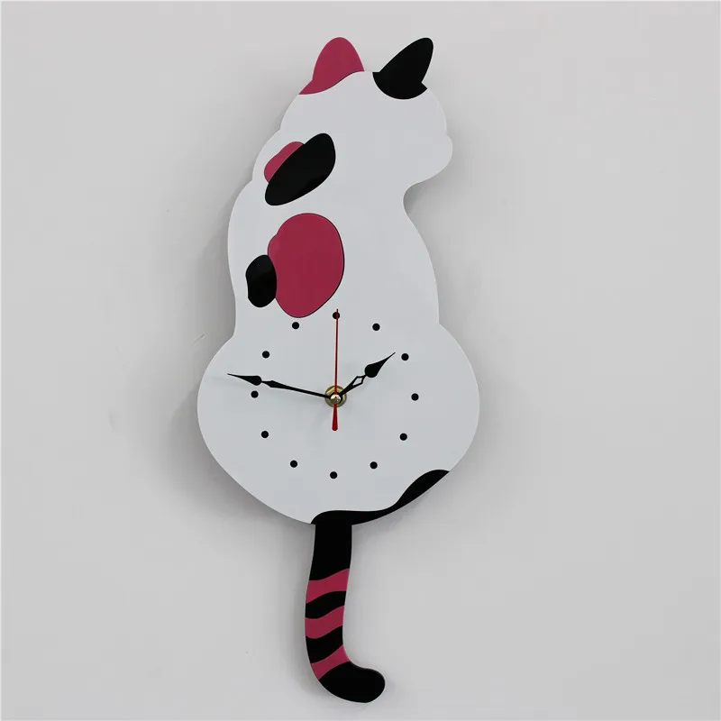 

Creative wall clock lovely animal wall clock room decoration clock Nordic style living room clock wall decoration