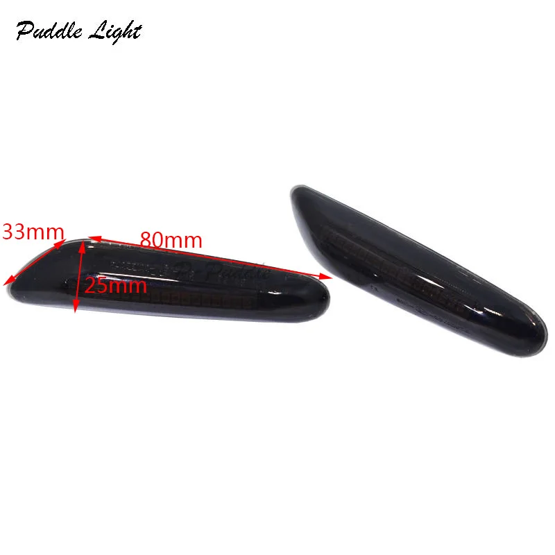 2 шт. светодиодный динамический боковой маркер мигалка лужи огни для BMW M3 X1 X3 2008 128i