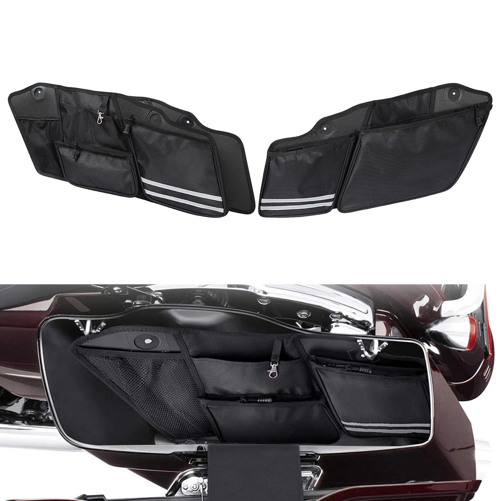 

Siddle Bag Organizers for Touring Glide Touring 2014-2020 CVO