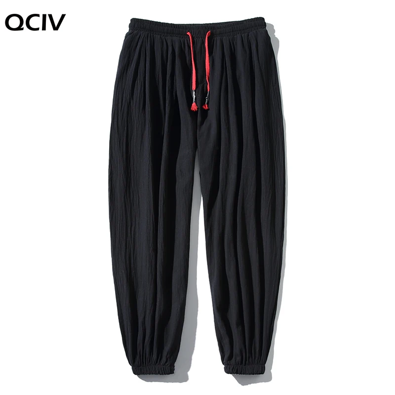 

Cotton Casual Harem Pants Men Joggers Man Summer Trousers Male Chinese Style Baggy Pants Harajuku Clothe Men Dropshipping