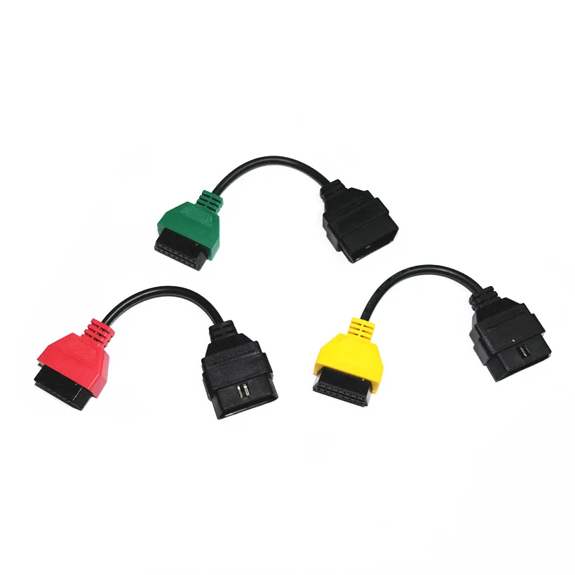 Адаптер сканирования Fi at Ecu 16 контактный OBD 2 кабель для Fiat Alfa Romeo трех цветов (3