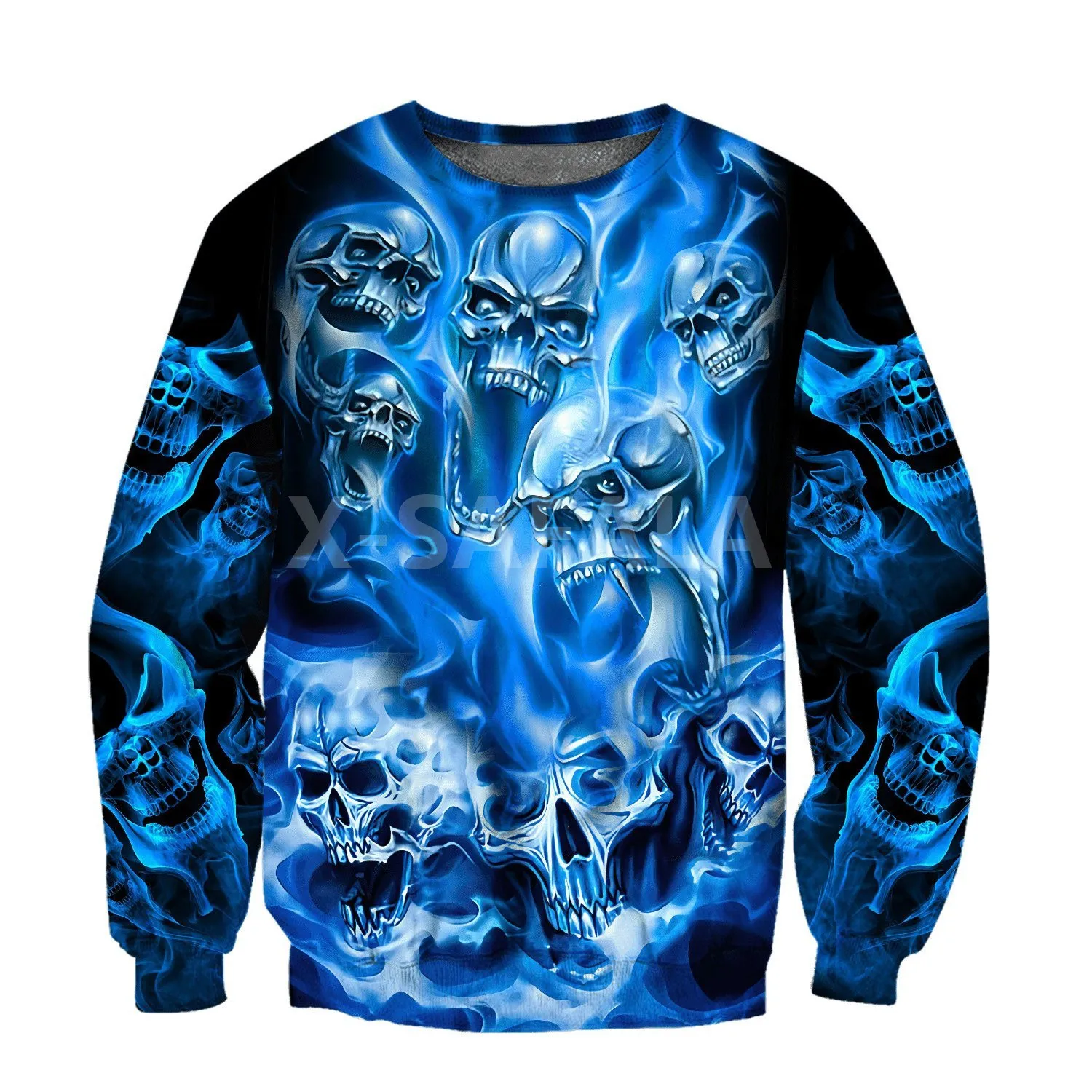 

Trippy Black Skull Head 3D Print Spring Autumn Hoodie Man Women Harajuku Outwear Zipper Pullover Sweatshirt Casual Unisex-13
