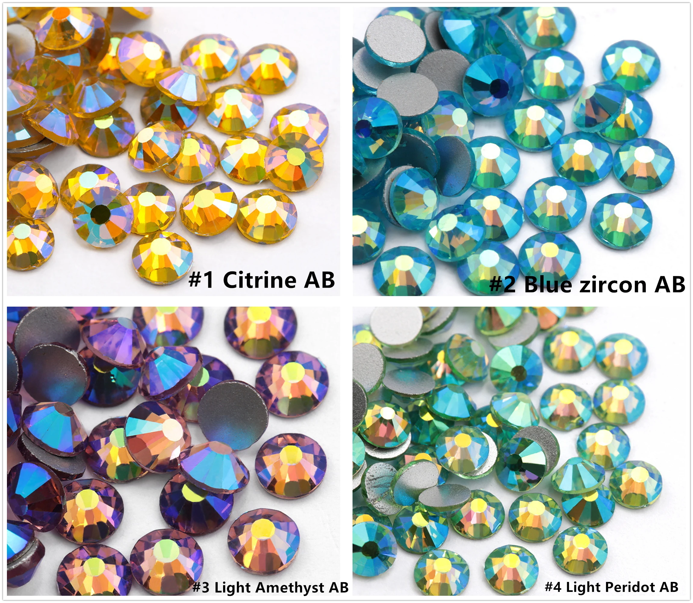 1440 шт. блестящие украшения из искусственной смолы|Ювелирная фурнитура и